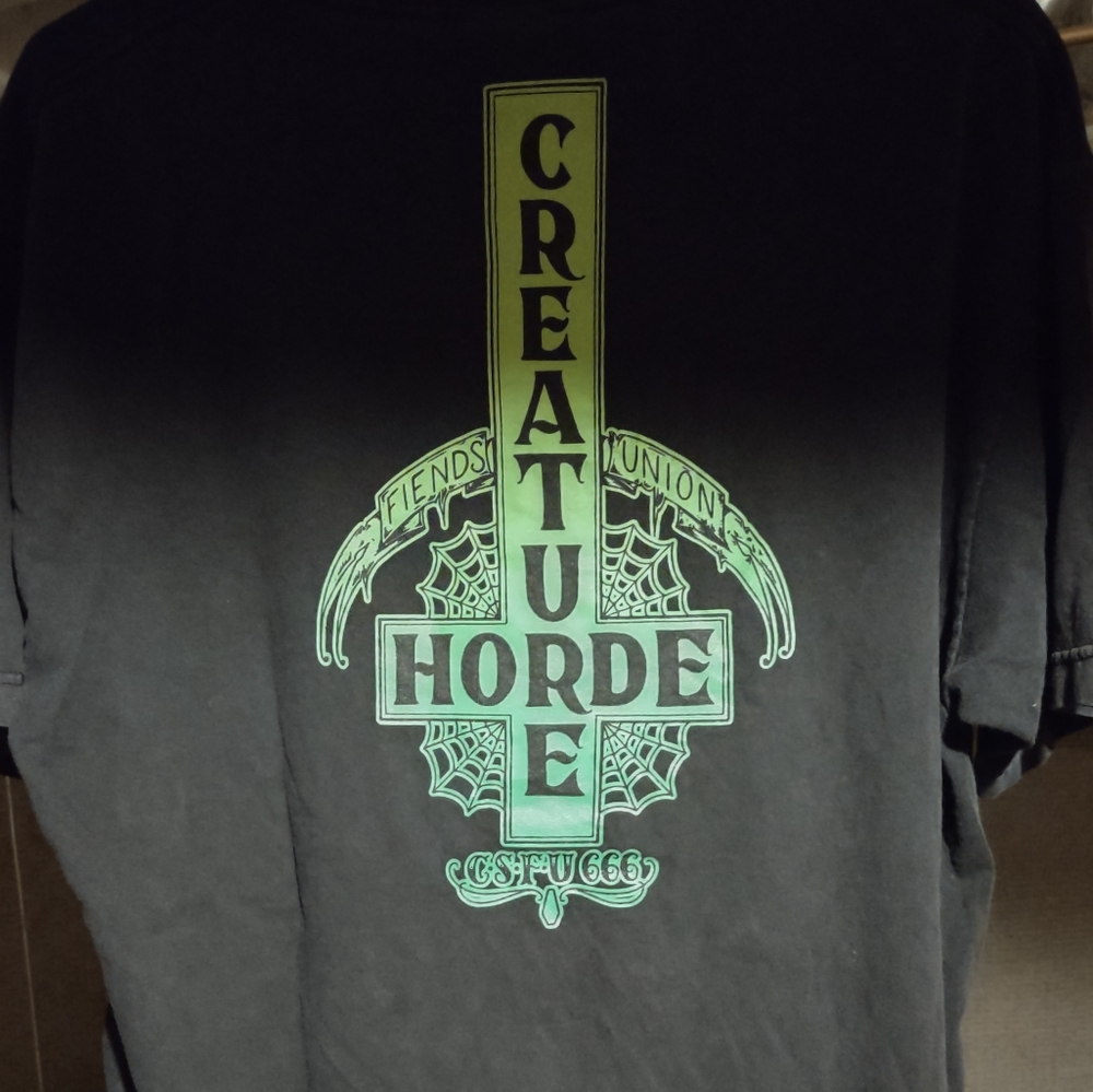 Creature skateboarding shirt